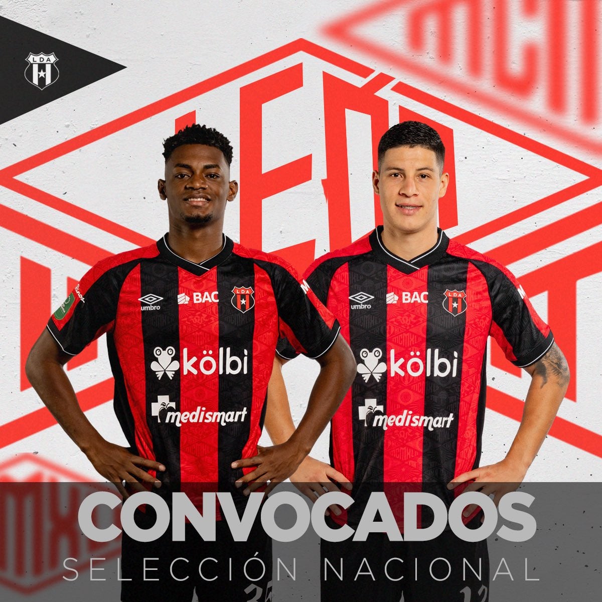 Rashir Parkins y Alexis Gamboa son los dos jugadores de Liga Deportiva Alajuelense convocados a la Selección de Costa Rica para los partidos contra Panamá.