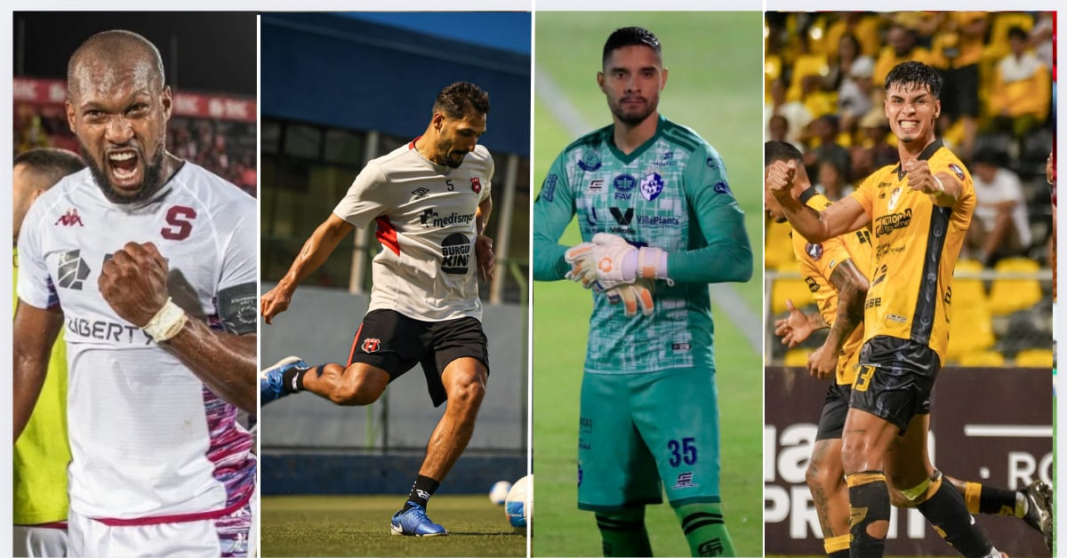 Kendall Waston (Saprissa), Celso Borges (Alajuelense), Kevin Briceño (Cartaginés) y Fernando Lesme (Liberia) son protagonistas de las semifinales del Torneo Apertura 2025.