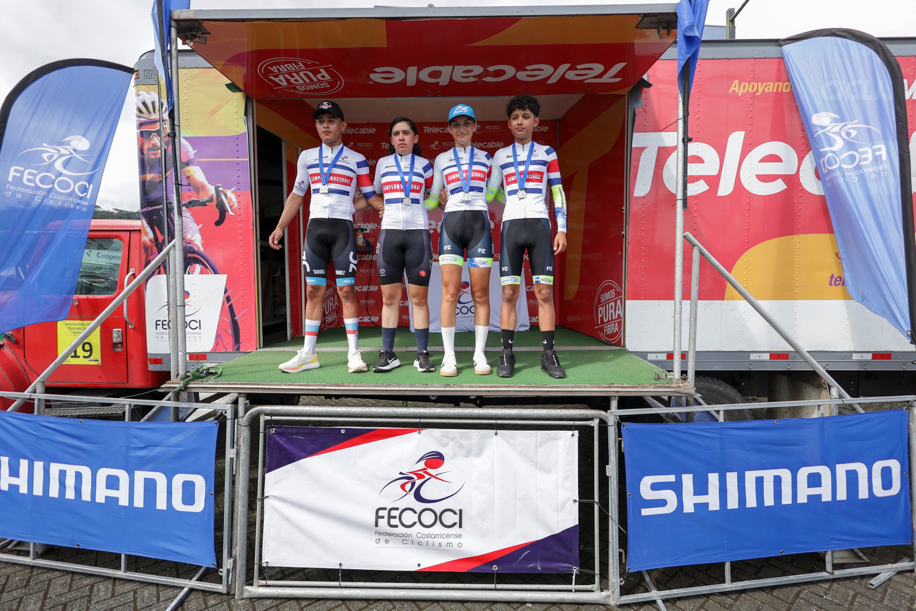 15/06/2025, Puntarenas, Osa, etapa de ruta del Campeonato Nacional de Ciclismo Juvenil, con un recorrido de 106 kilometros, desde Sanbuenaventura hasta Campo dos y medio en Fila de Cal.