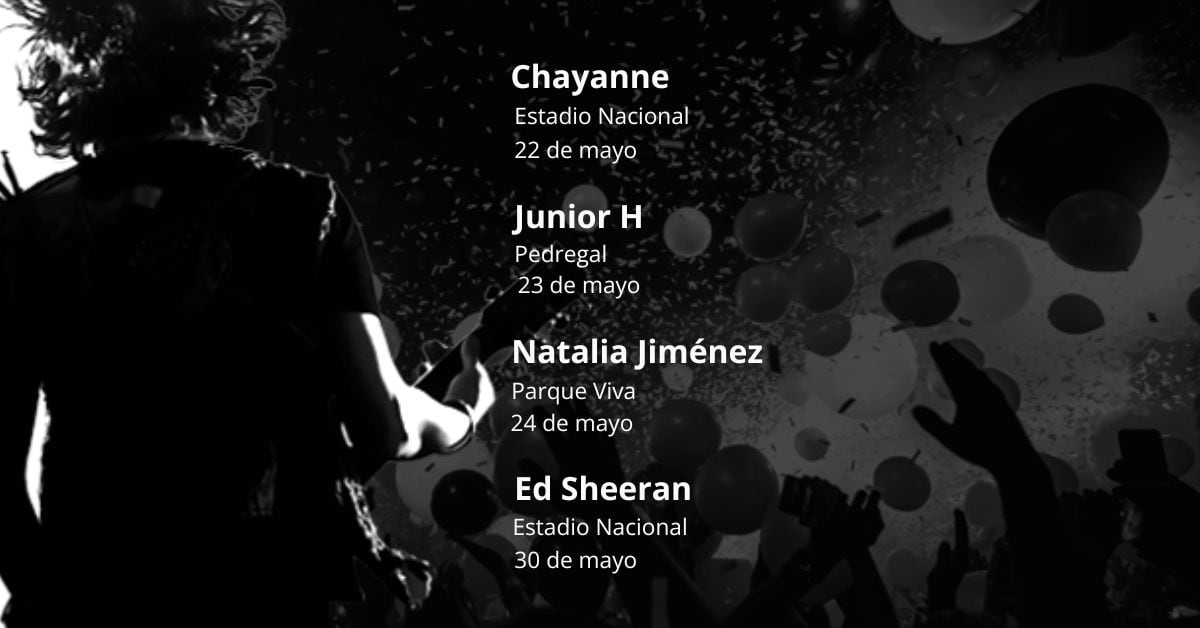 Conciertos 2026 agenda