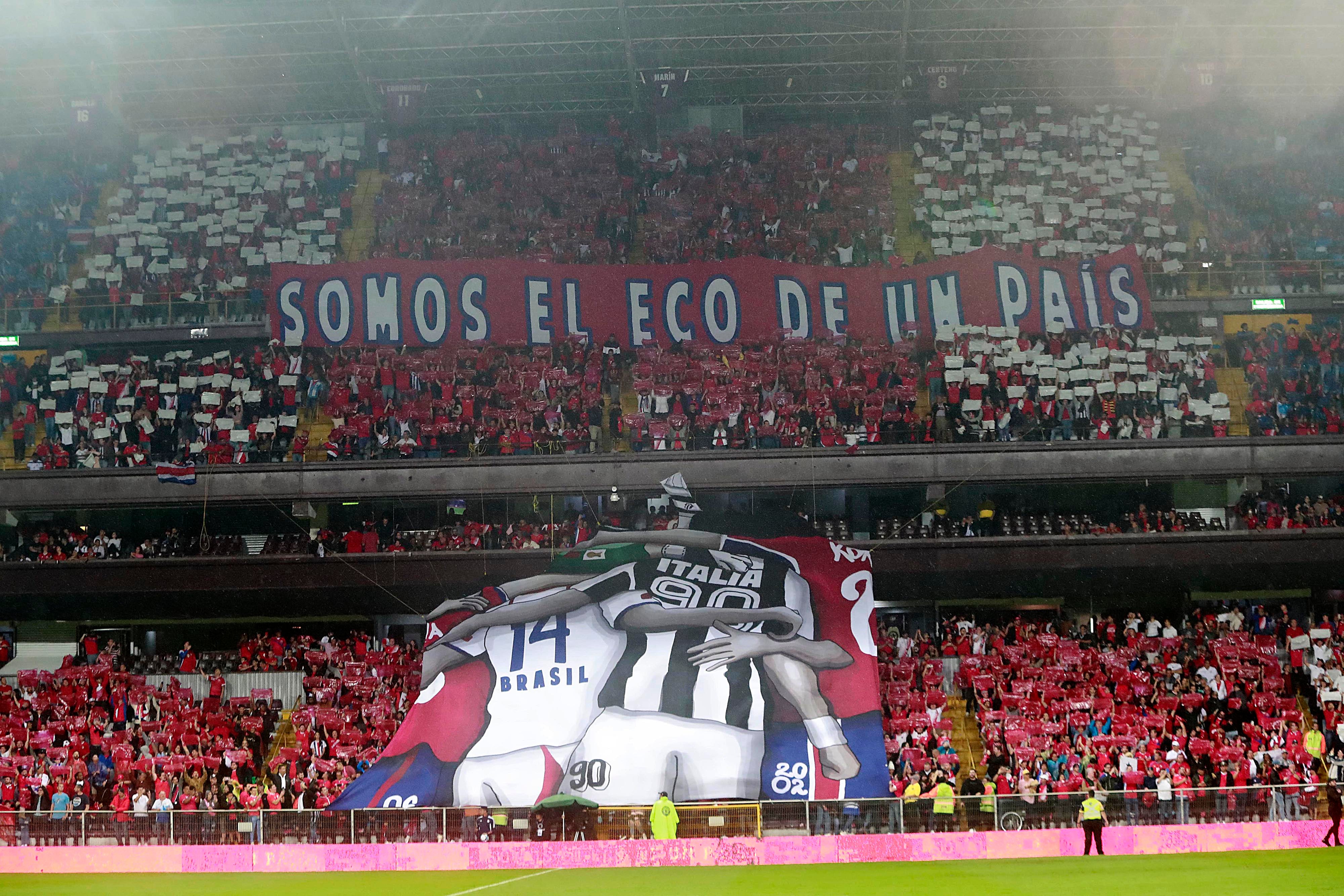 16/11/2023 Estadio Ricardo Saprissa, Tibás. La Selección Nacional de Costa Rica recibió a la Selección de Panamá, en partido de ida por los Cuartos de Final de la Liga de Naciones de Concacaf.