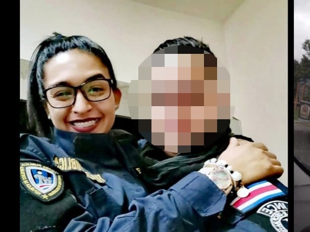Kimberly Suárez Narvaez, policía baleada en Heredia. Foto tomada de Facebook.