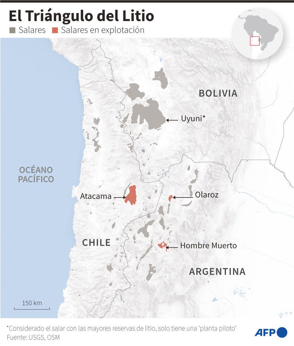 El Salar de Uyuni se encuentra en Bolivia y es considerado Patrimonio Historico de la Humanidad por la UNESCO.