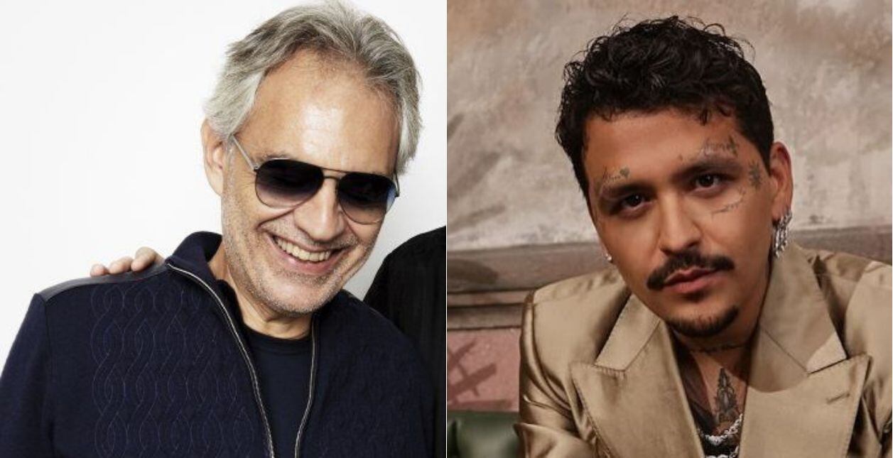 Andrea Bocelli y Nodal