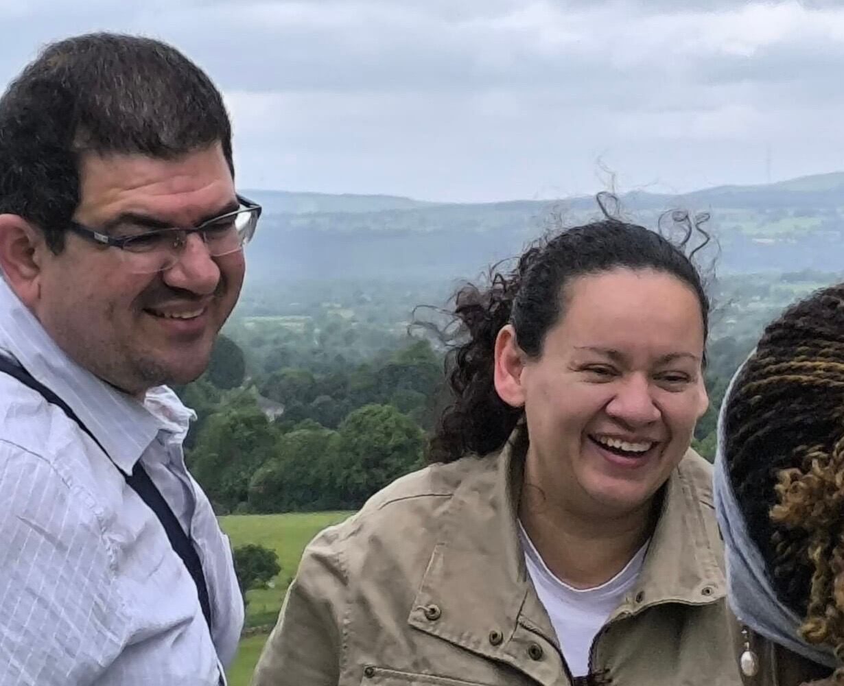 Nancy Díaz y Jairo Villegas S. en Irlanda.