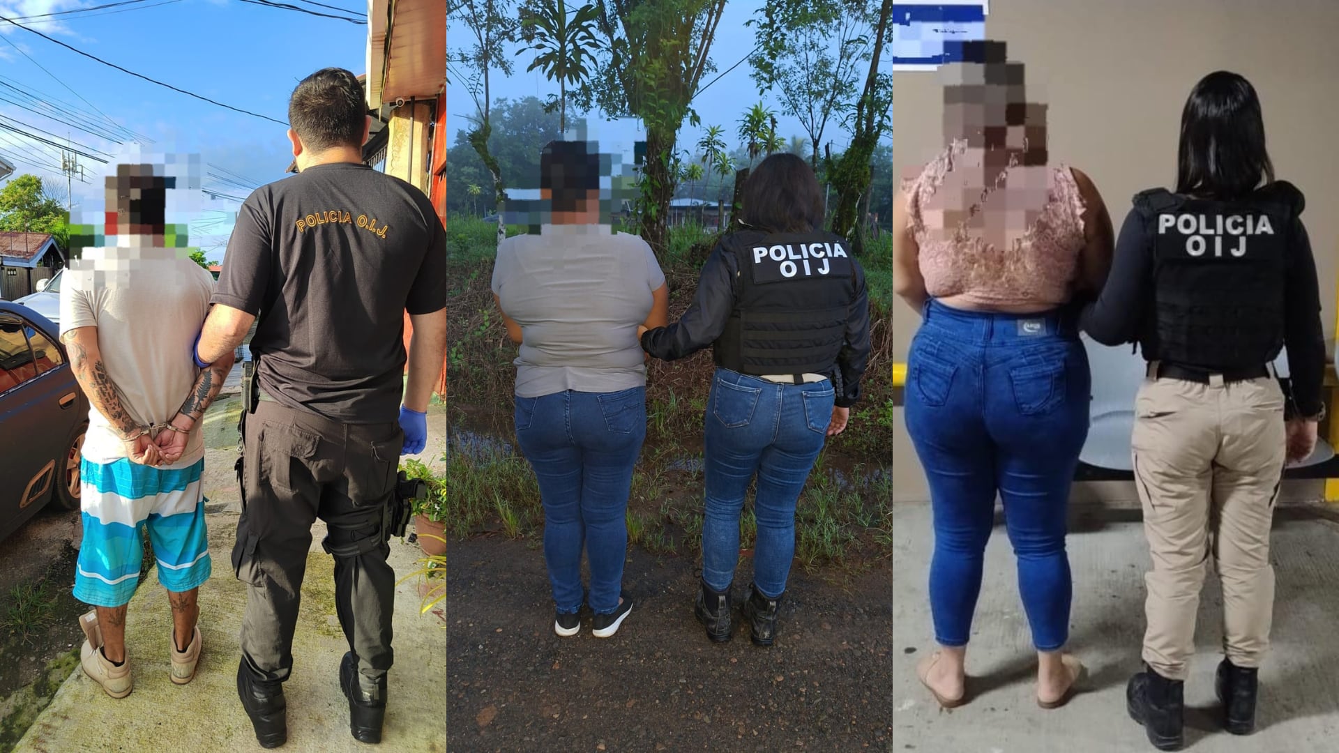 Agentes del OIJ detuvieron a cinco personas por una estafa de ¢5,3 millones mediante el uso de comprobantes falsos de Sinpe Móvil para adquirir bienes.