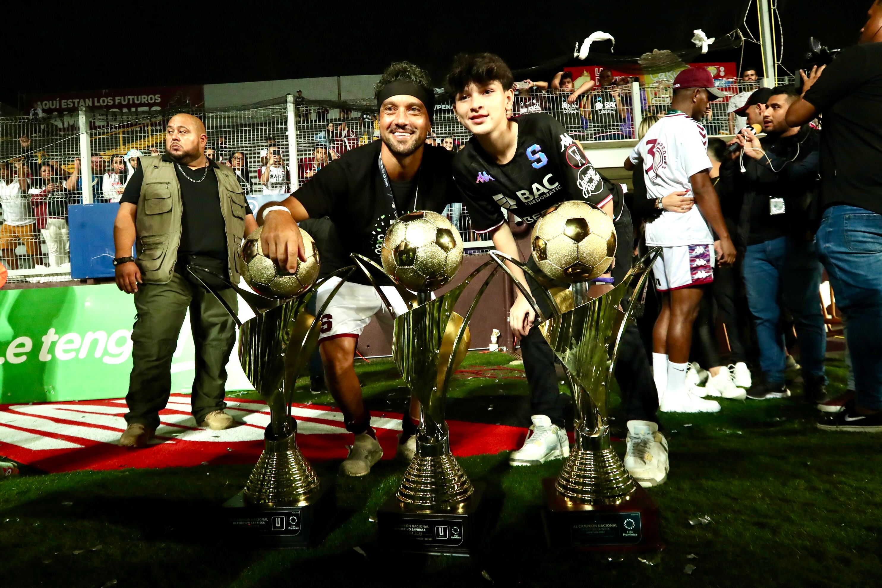 PIE DE FOTO 17/12/2023, San Jose, Tibas, Estadio Ricardo Saprissa, partido de vuelta de la final del torneo de apertura 2023 entre el Deportivo Saprissa y el Club Sport Herediano.
