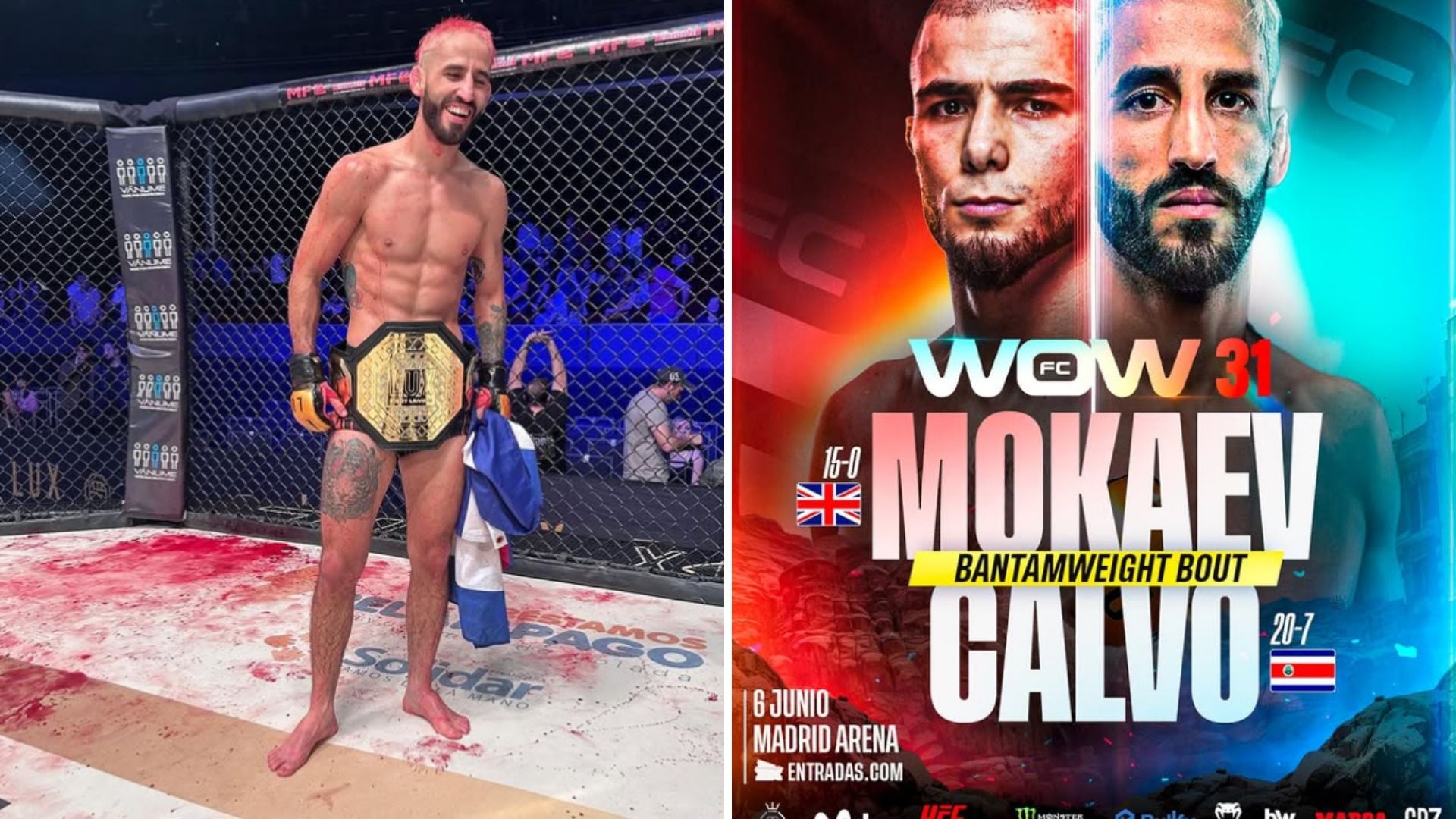 Peleador de MMA Jorge Calvo Martín tendrá la oportunidad de medirse a ex-peleador invicto de la UFC.