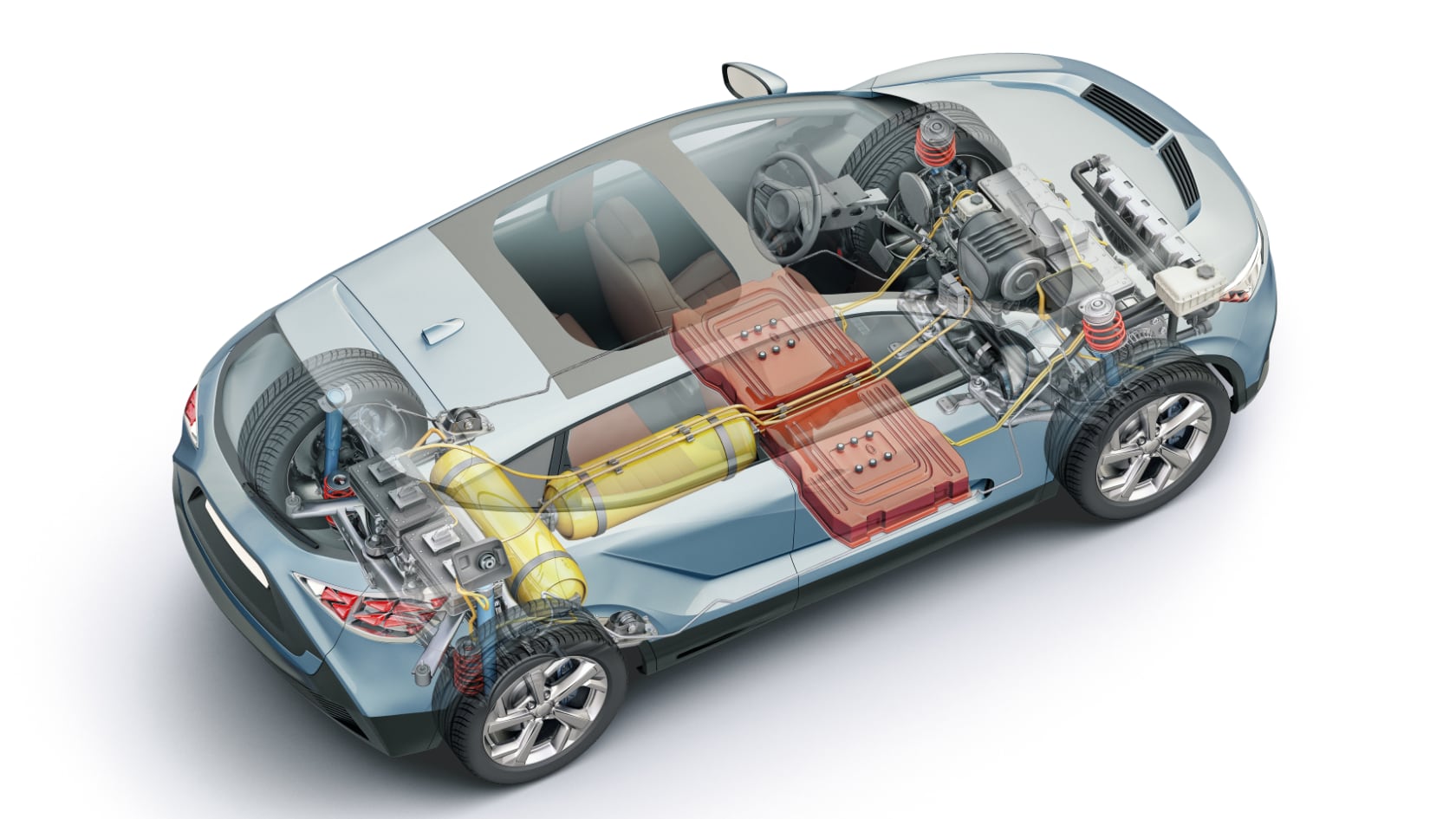 Los híbridos enchufables activan el motor de combustión cuando se agota la batería y continúan el recorrido sin detenerse.