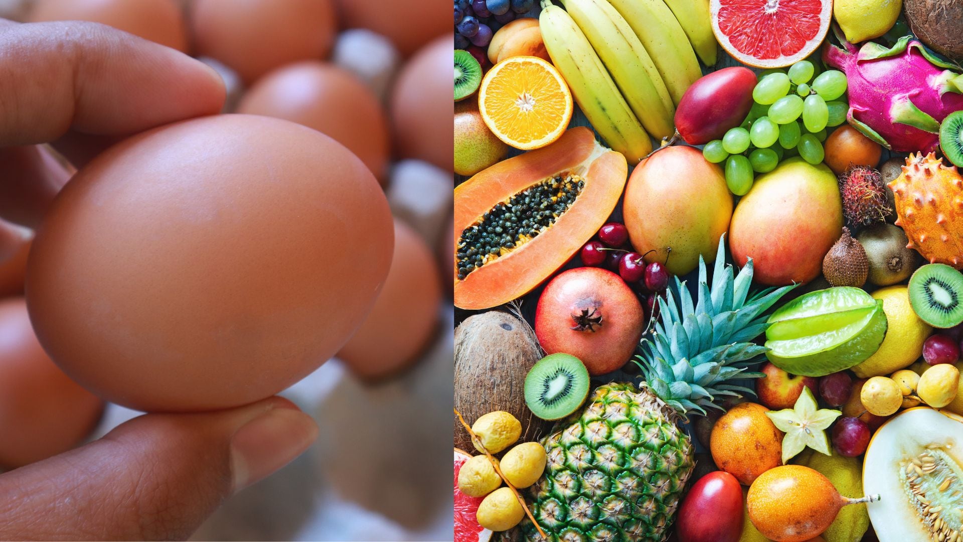 Los huevos y las frutas son esenciales en una dieta equilibrada, proporcionando proteínas de alta calidad, vitaminas y minerales necesarios para la salud diaria.