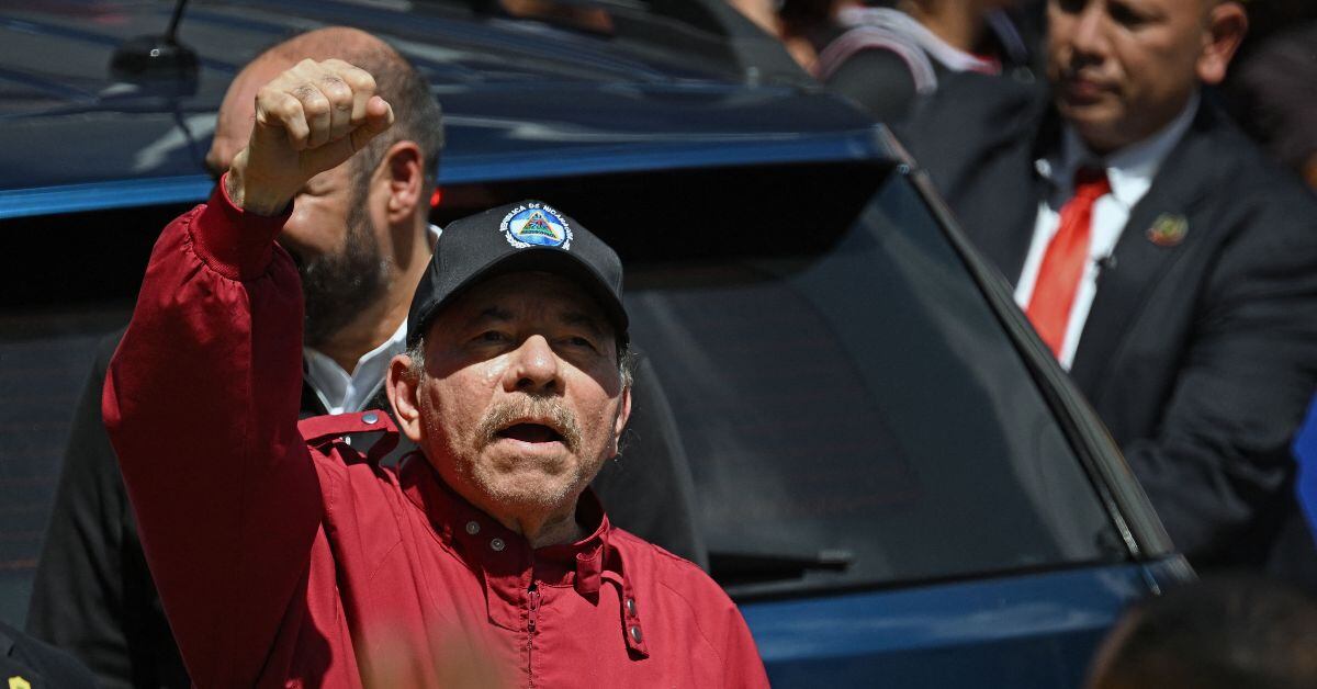 En la imagen Daniel Ortega