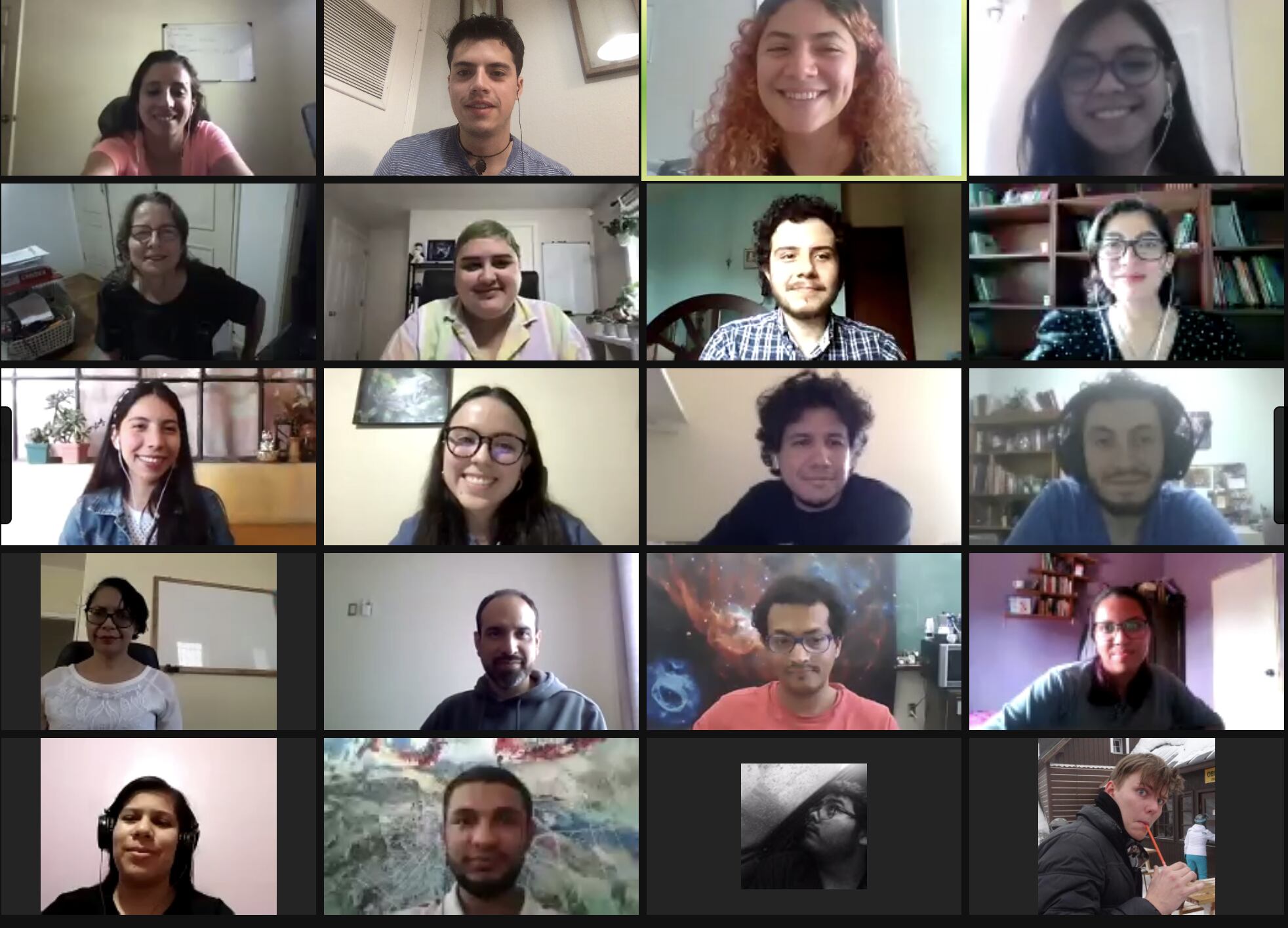 Esta imagen es de una de las reuniones virtuales del grupo Cenca Bridge.
Fotografía: Cortesía