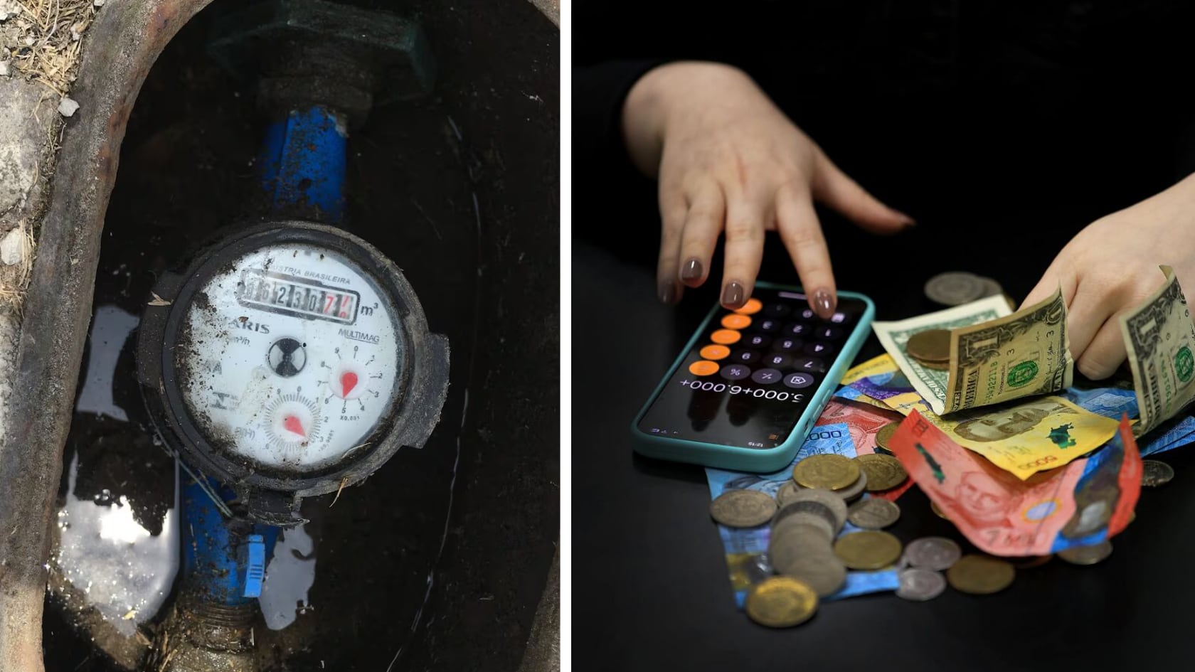 Un medidor registra el consumo de agua que sirve como base para calcular el monto que cada usuario debe pagar por el servicio.