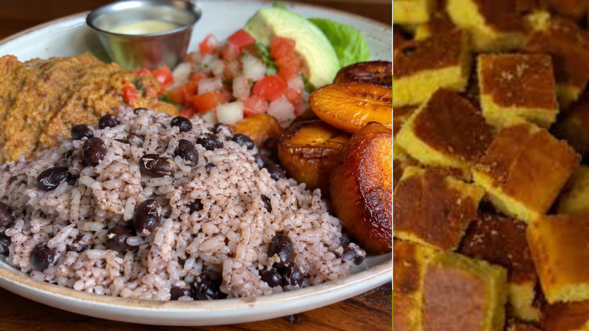 Rice and beans de Limón y tanelas de Guanacaste