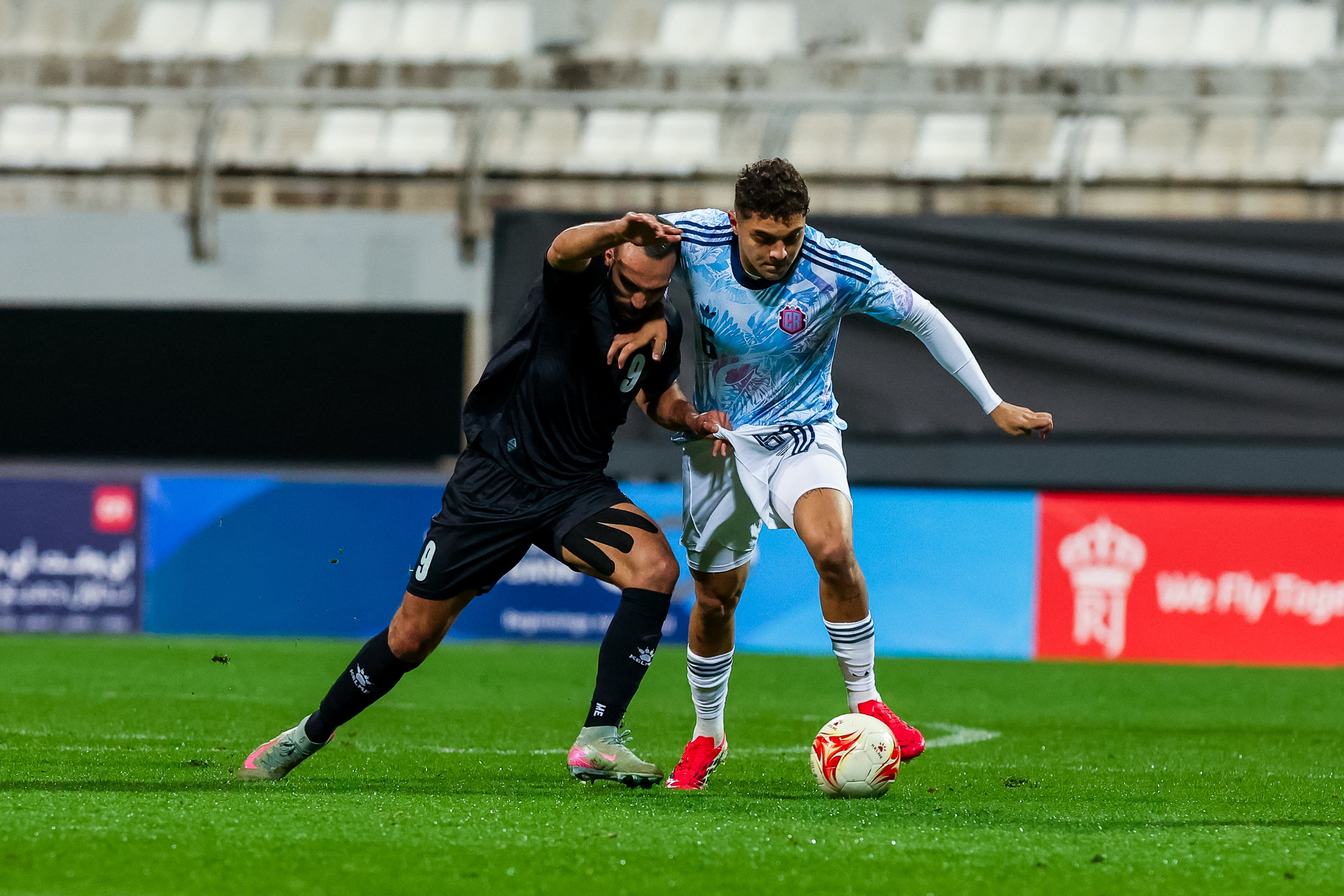 Costa Rica - Jordania, amistoso en Turquía. Foto: Prensa Fedefútbol.