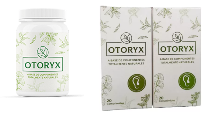 Empaque de las tabletas Otoryx.