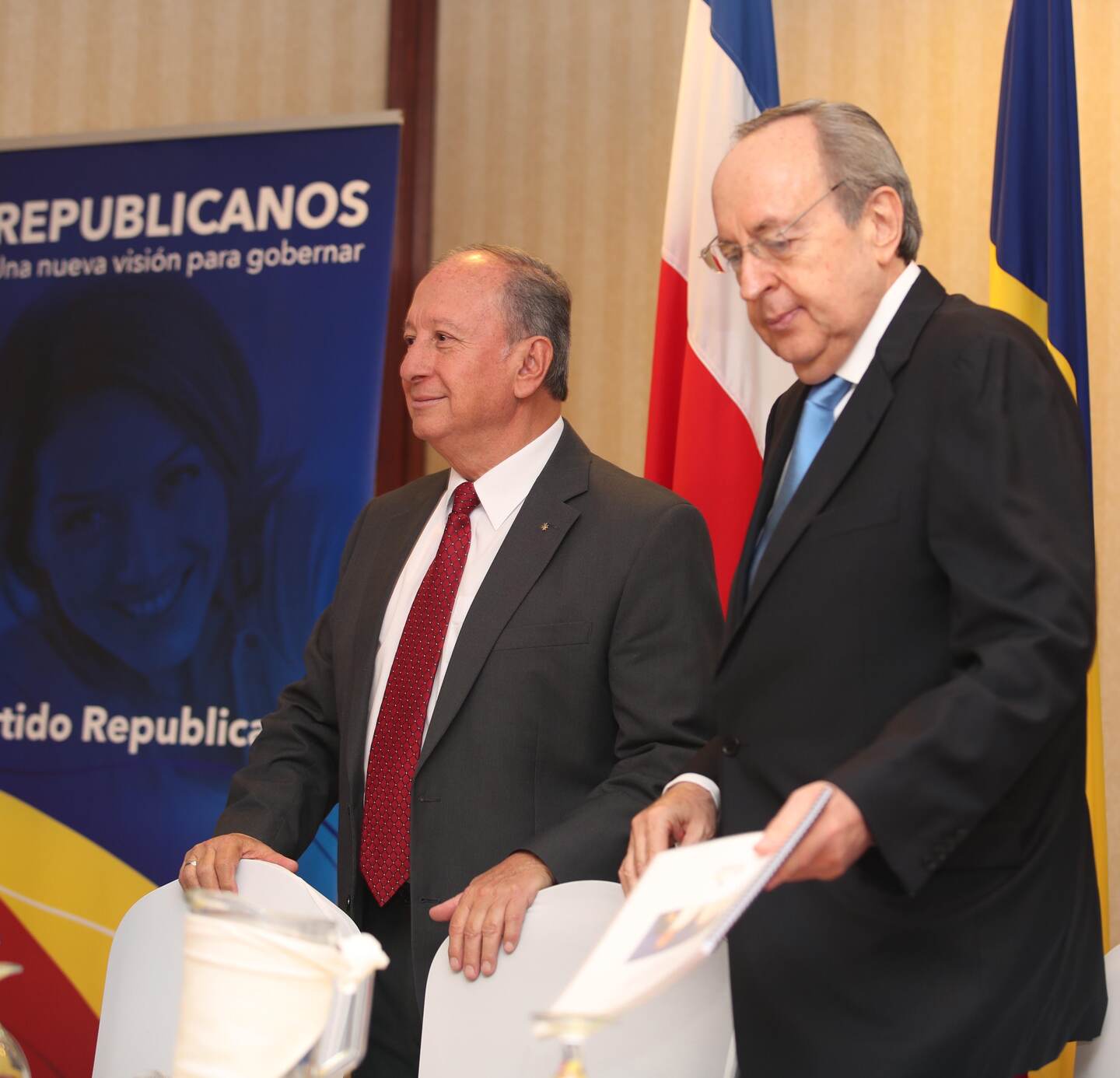 El candidato presidencial Rodolfo Hernández, del Partido Republicano Social Cristiano, se presentó este martes 30 de mayo junto con el expresidente Rafael Ángel Calderón Fournier.