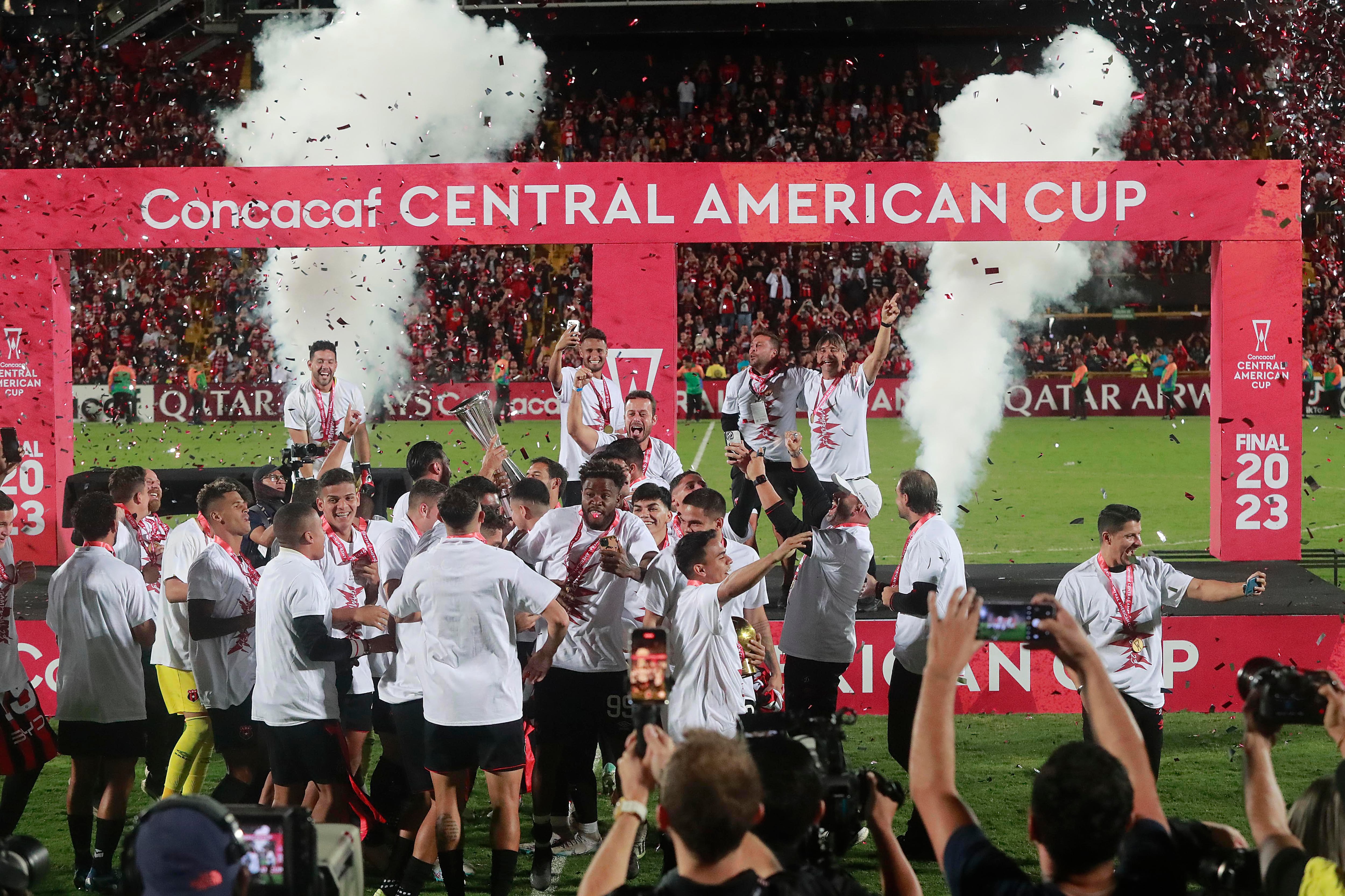 05/12/2023 Estadio Morera Soto. La Liga Deportiva Alajuelense recibió al Real Estelí, en partido de vuelta de la final de la Copa Centroamericana de Concacaf.