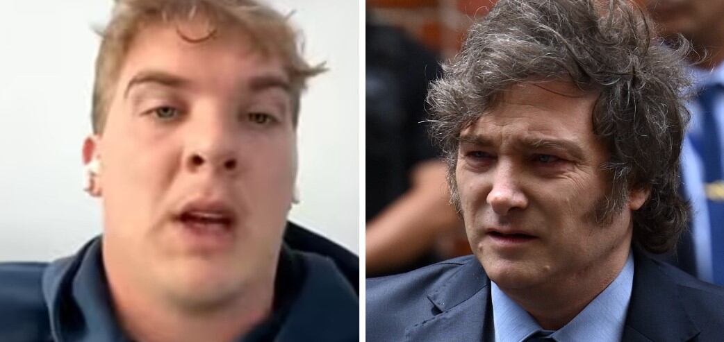 Hayden Davis y Javier Milei