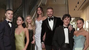 David Beckham celebró con todos sus 50 años: Vea las imágenes de la fiesta