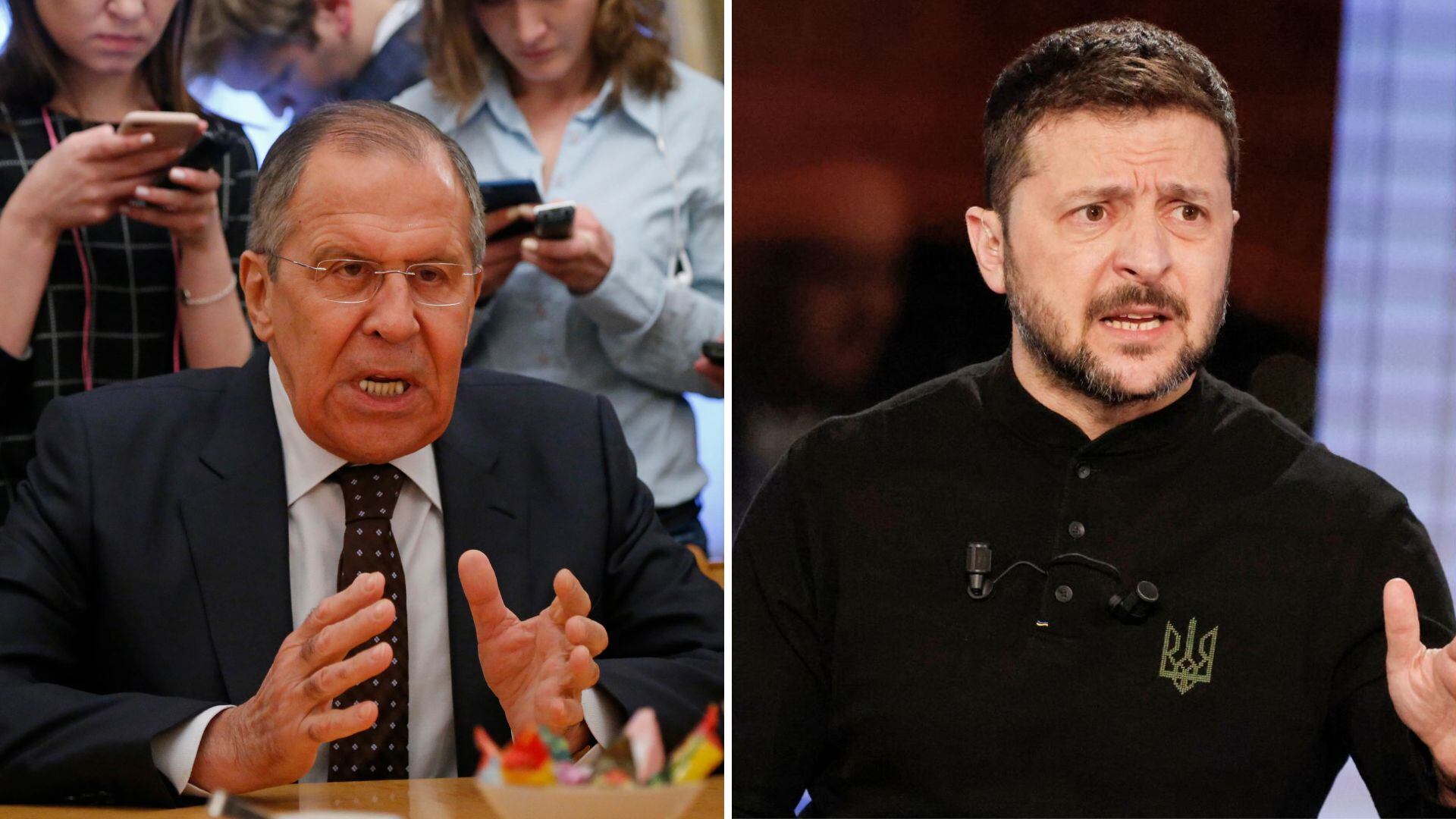 Lavrov y Zelenski