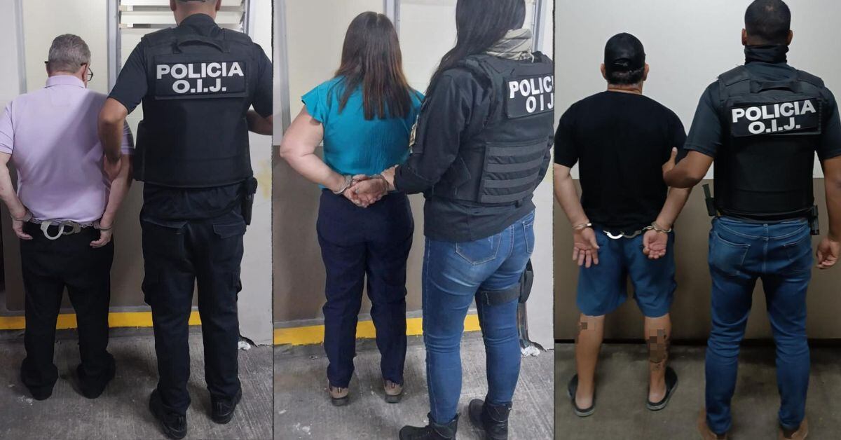 El exalcalde Gerardo Oviedo, su esposa de apellido Sánchez y su exchofer, de apellido Solís fueron detenidos este jueves 30 de mayo como sospechosos de cometer un delito de peculado.