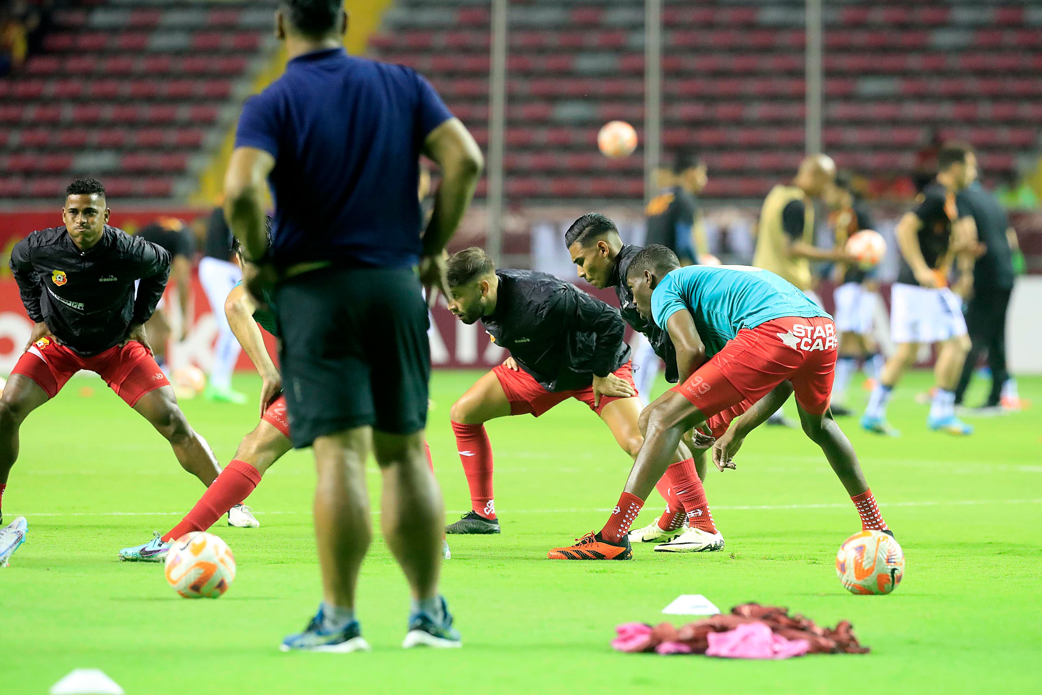 03/04/2024 Estadio Nacional, La Sabana. El Club Sport Herediano recibió al Pachuca, de Méxco, en el partido de ida de la serie de cuartos de final de la Copa de Campeones de Concacaf 2024. Foto: Rafael Pacheco Granados