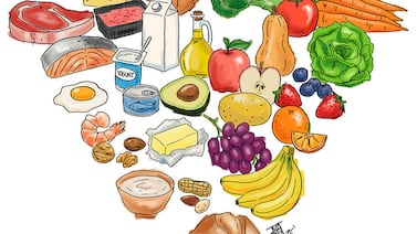 Adiós a la pirámide clásica: menos ultraprocesados y más comida real