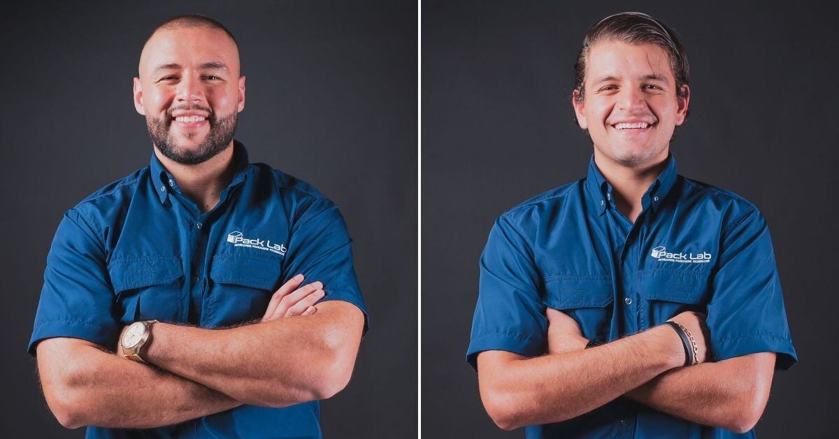 Roy Rodríguez Vargas (izquierda) y Sebastián Rodríguez Vargas (derecha) son dos de los hermanos cofundadores de Pack Lab.