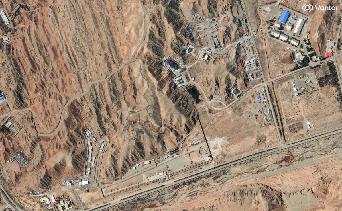 Complejo militar de Irán Taleghan 2 sitio Parchin tras bombardeo israelí.