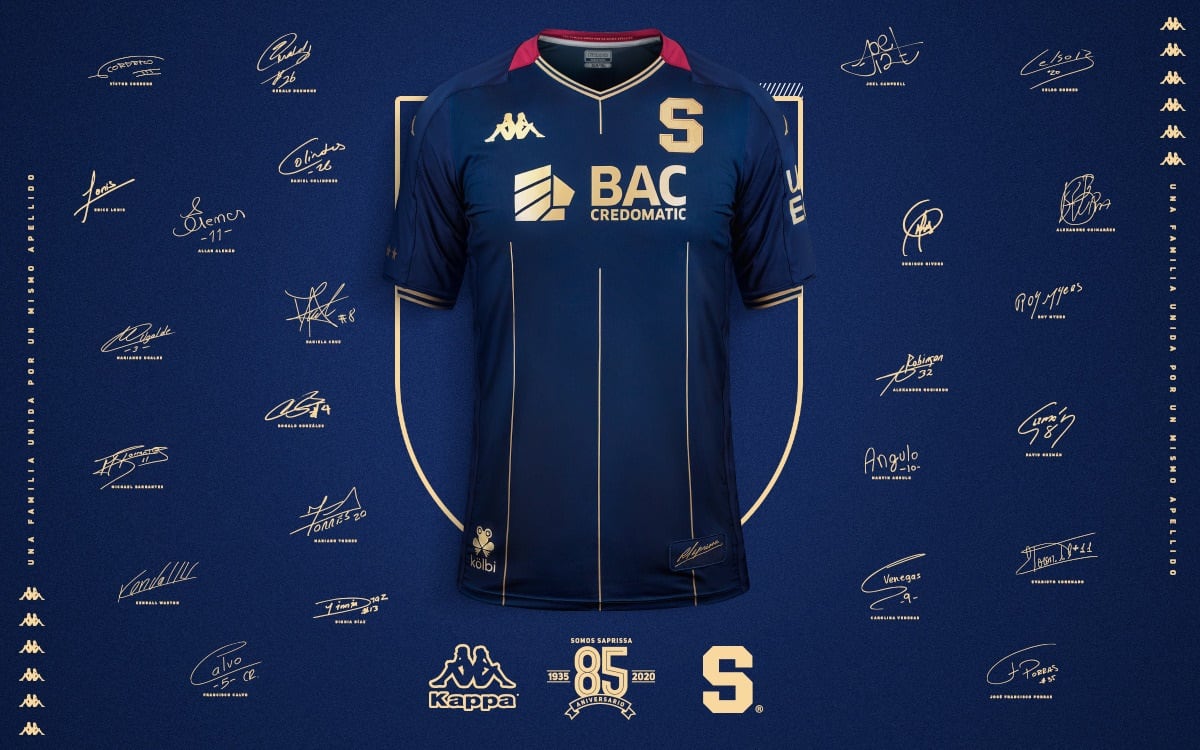 Tercer uniforme de Saprissa. Cortesía