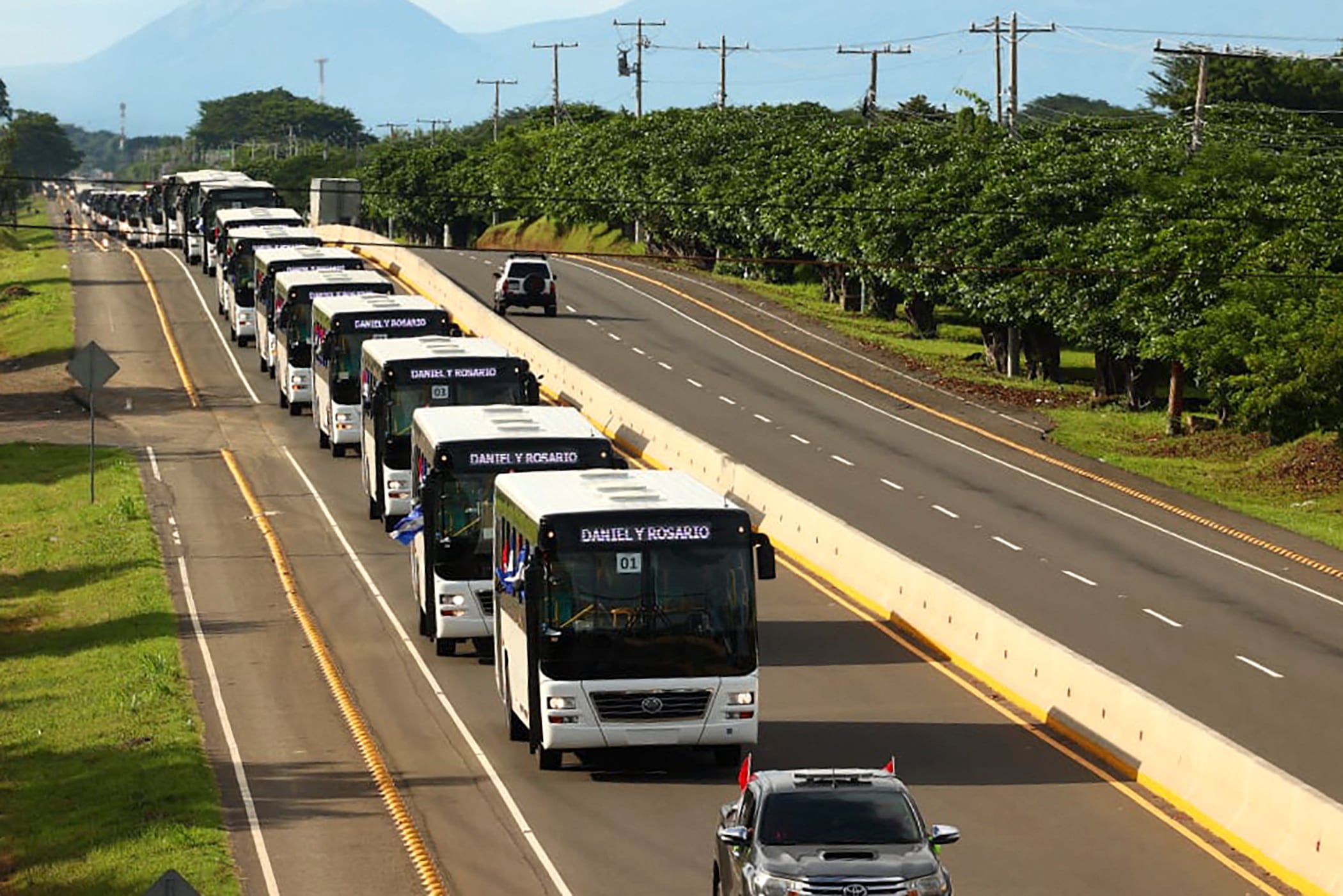 China entregó 180 autobuses modernos a Nicaragua para renovar el transporte en la capital. Imagen con fines ilustrativos.