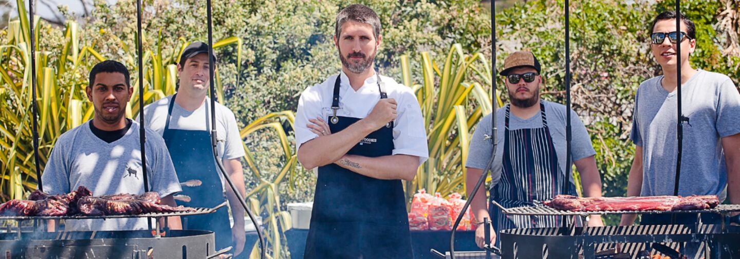 Chef Sebastián La Rocca se impone ante el fuego | La Nación