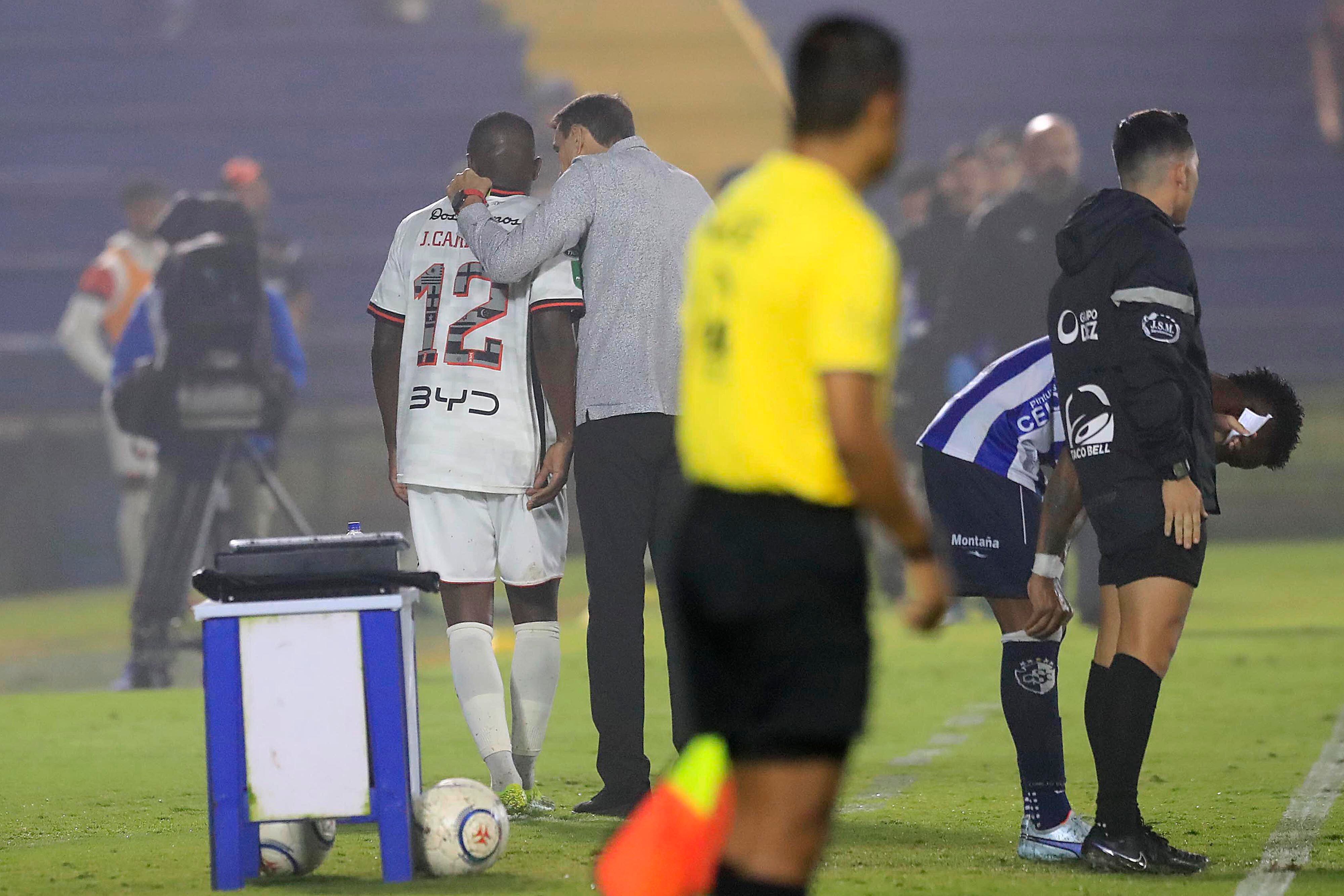 06/04/2024 Estadio Fello Meza, Cartago. El Club Sport Cartaginés recibió a la Liga Deportiva Alajuelense, en partido de la jornada 16, Torneo de Clausura, Copa Promérica 2024. Foto: Rafael Pacheco Granados
