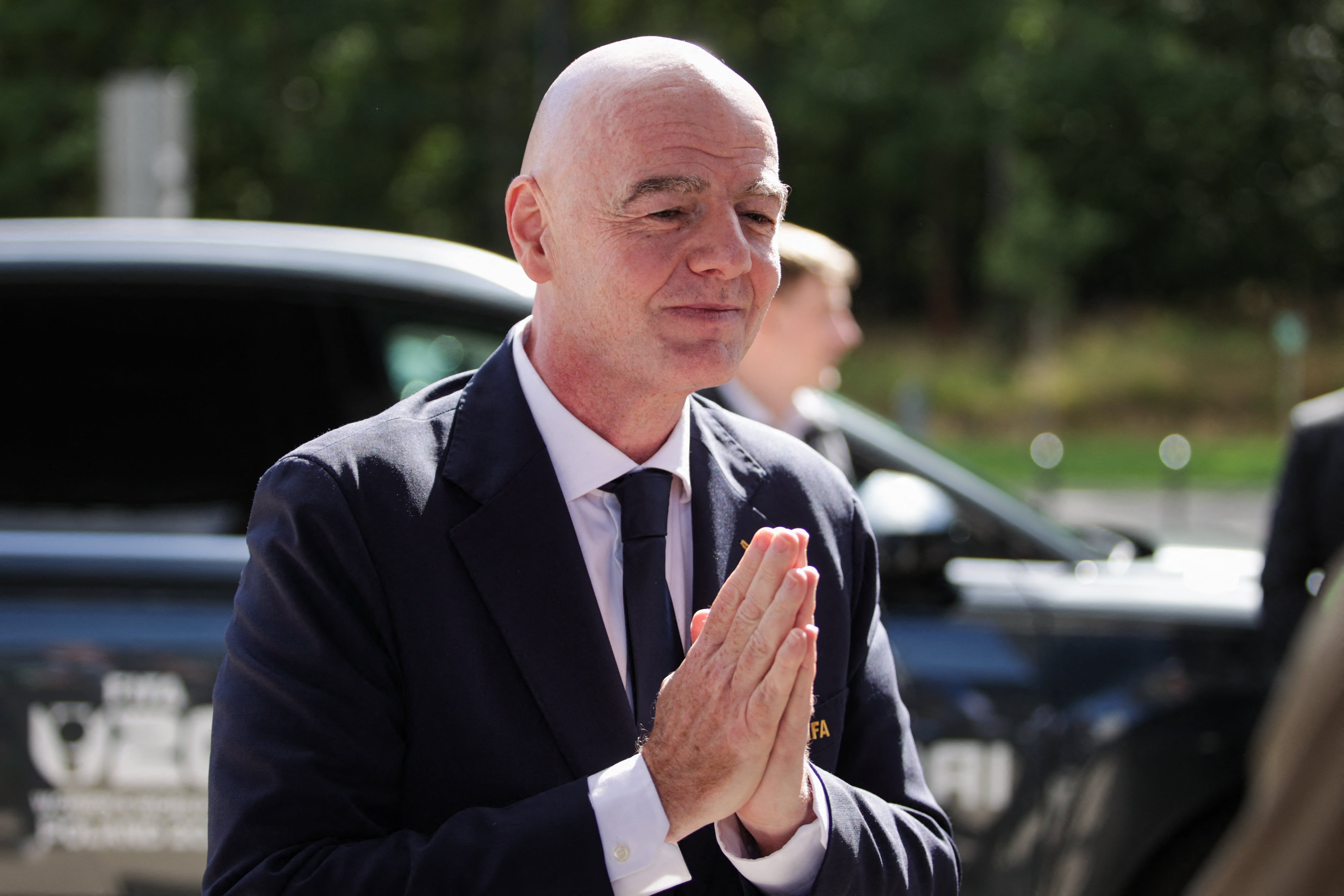 El presidente de FIFA, Gianni Infantino, asistió el 5 de setiembre al partido inaugural del Mundial Sub-20 femenino que se disputa en Polonia.