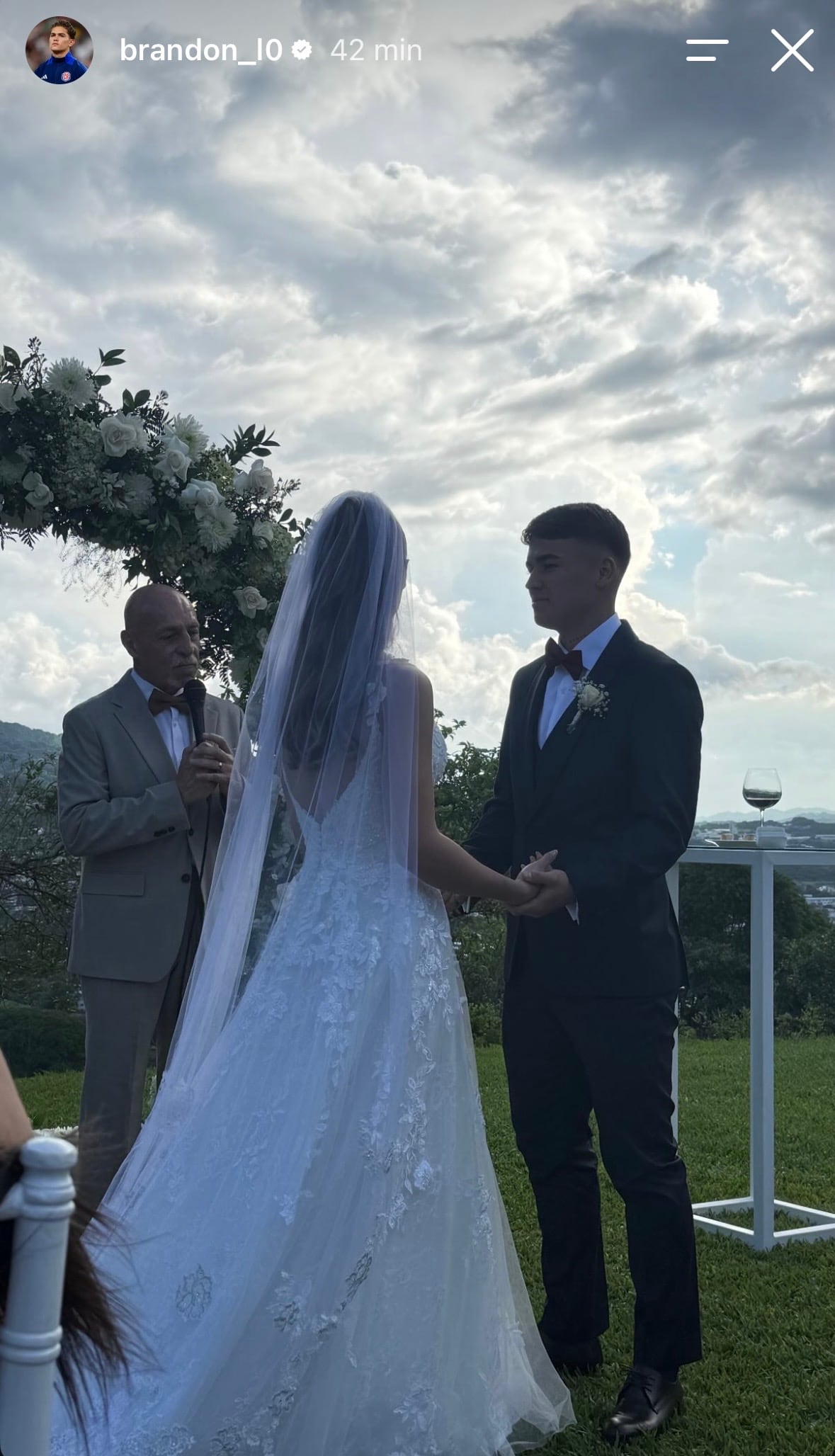 Manfred Ugalde y Josseline Vargas se casaron este sábado 13 de junio.