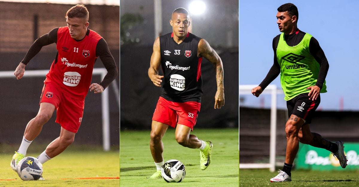 Kenneth Vargas, Jeison Lucumí y Malcon Pilone son los tres futbolists de Liga Deportiva Alajuelense que se encuentran lesionados en este momento.