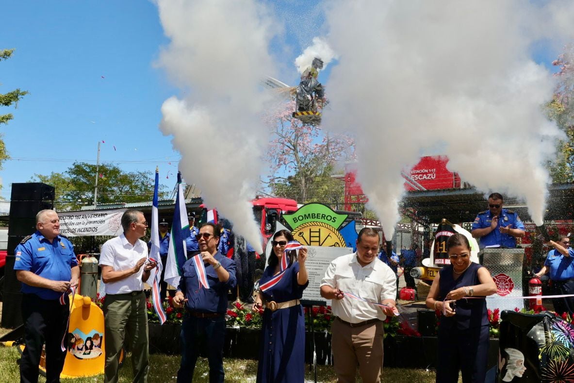 Inauguración Estación de Bomberos Escazú