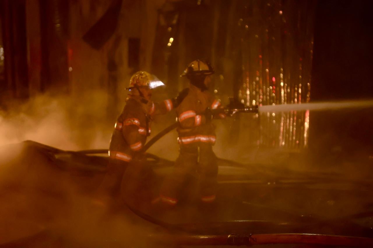 Incendio en San José
