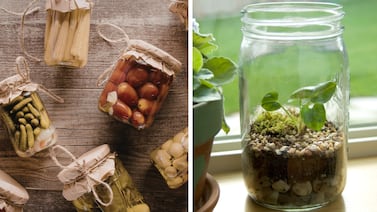 ¿Tiene frascos de café vacíos? Tres ideas simples los convierten en decoración útil y sostenible