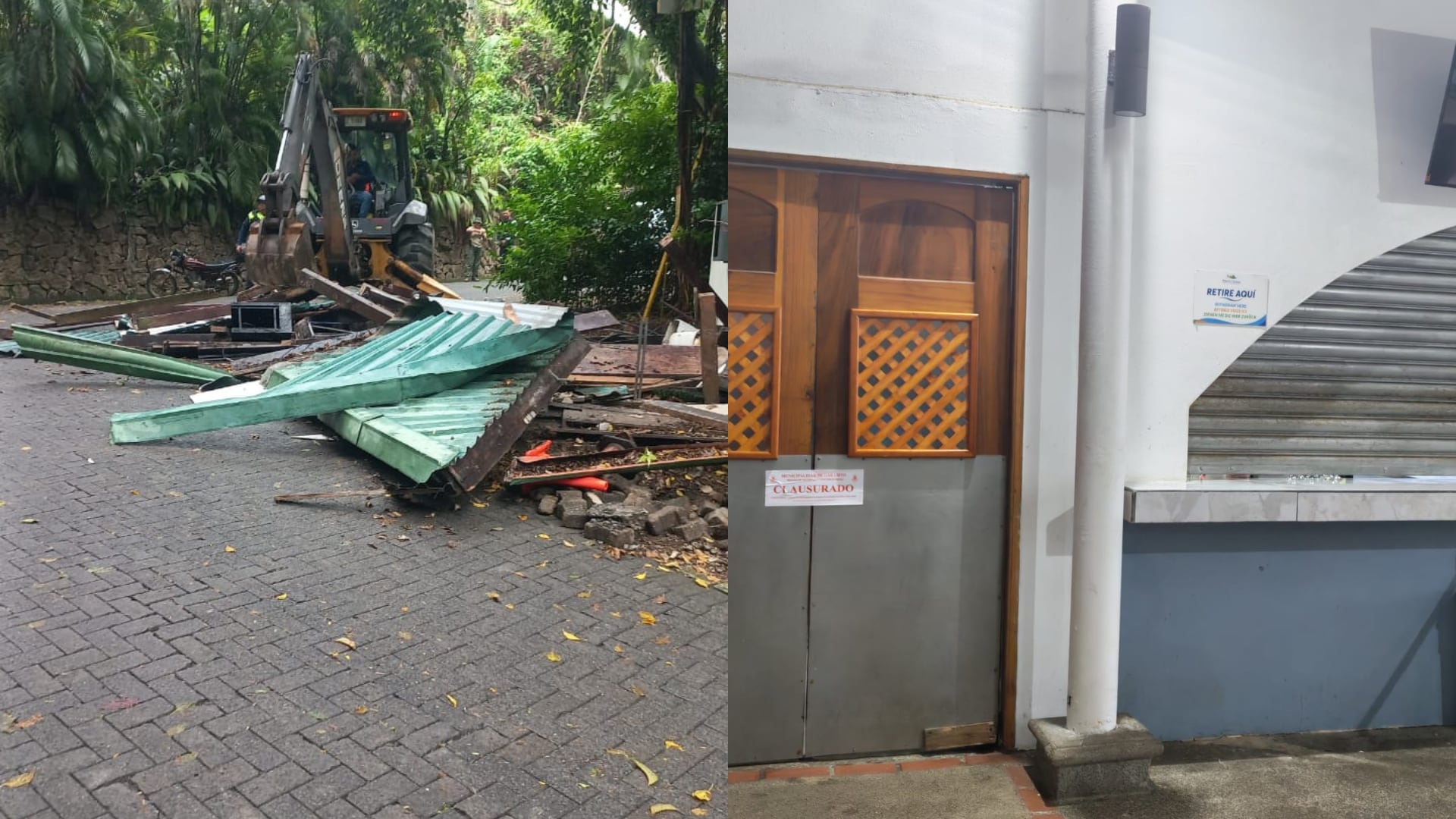 Municipalidad de Garabito demolió caseta y clausuró restaurante en Punta Leona