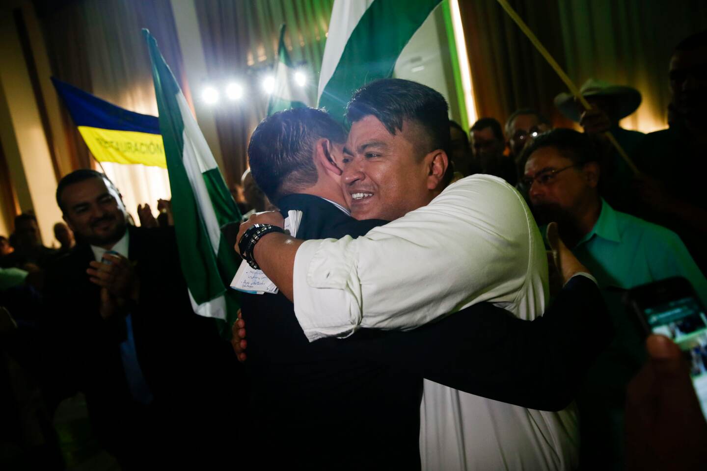 26/03/18. Hotel Aurola Holiday Inn Downtown San José, Costa Rica. Adhesion de un grupo de mas de 70 ex funcionarios entre diputados, exdiputados, En Foto, Ronny Monge, Fotografía: Alejandro Gamboa Madrigal