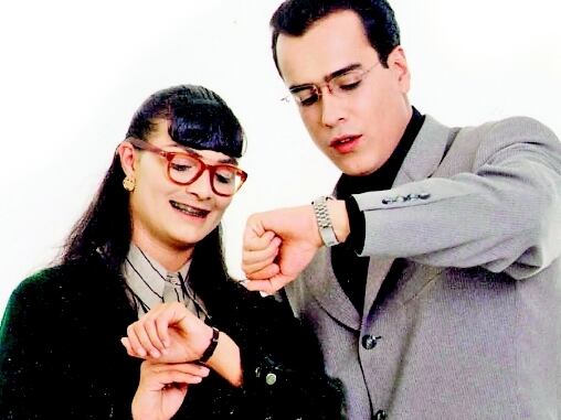 La actriz Ana María Orozco interpretando a Betty la fea