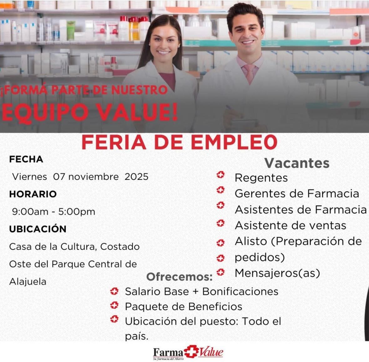 feria de empleo Farma Value