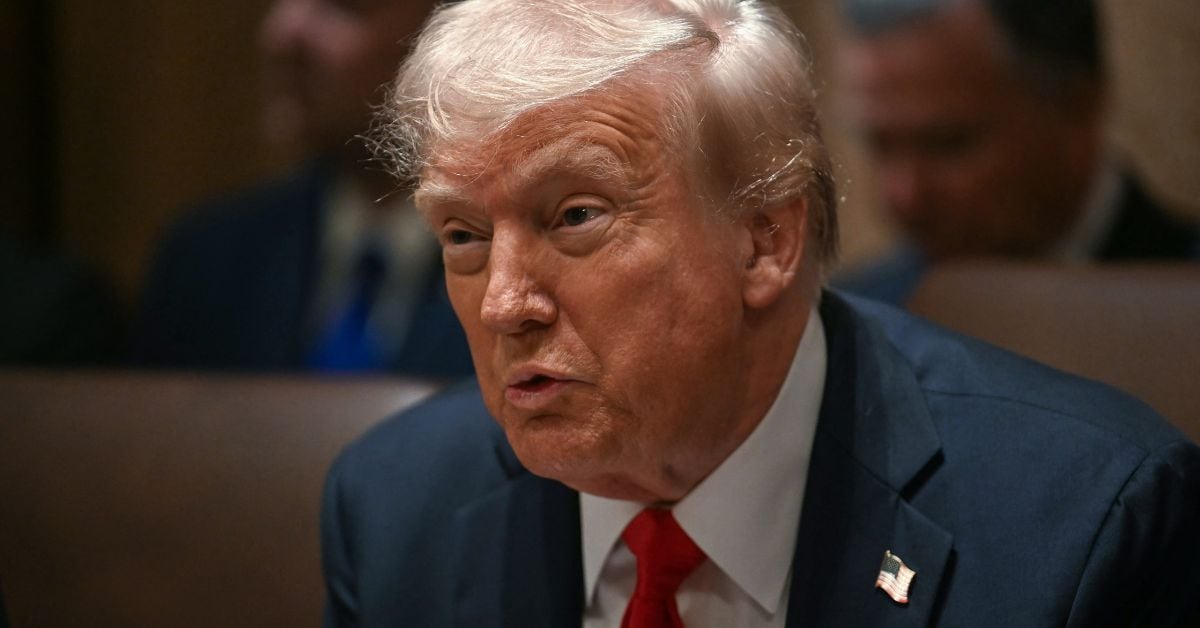 En la imagen Donald Trump, presidente de Estados Unidos