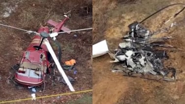 Video muestra cómo ocurrió mortal accidente aéreo entre dos helicópteros en Estados Unidos