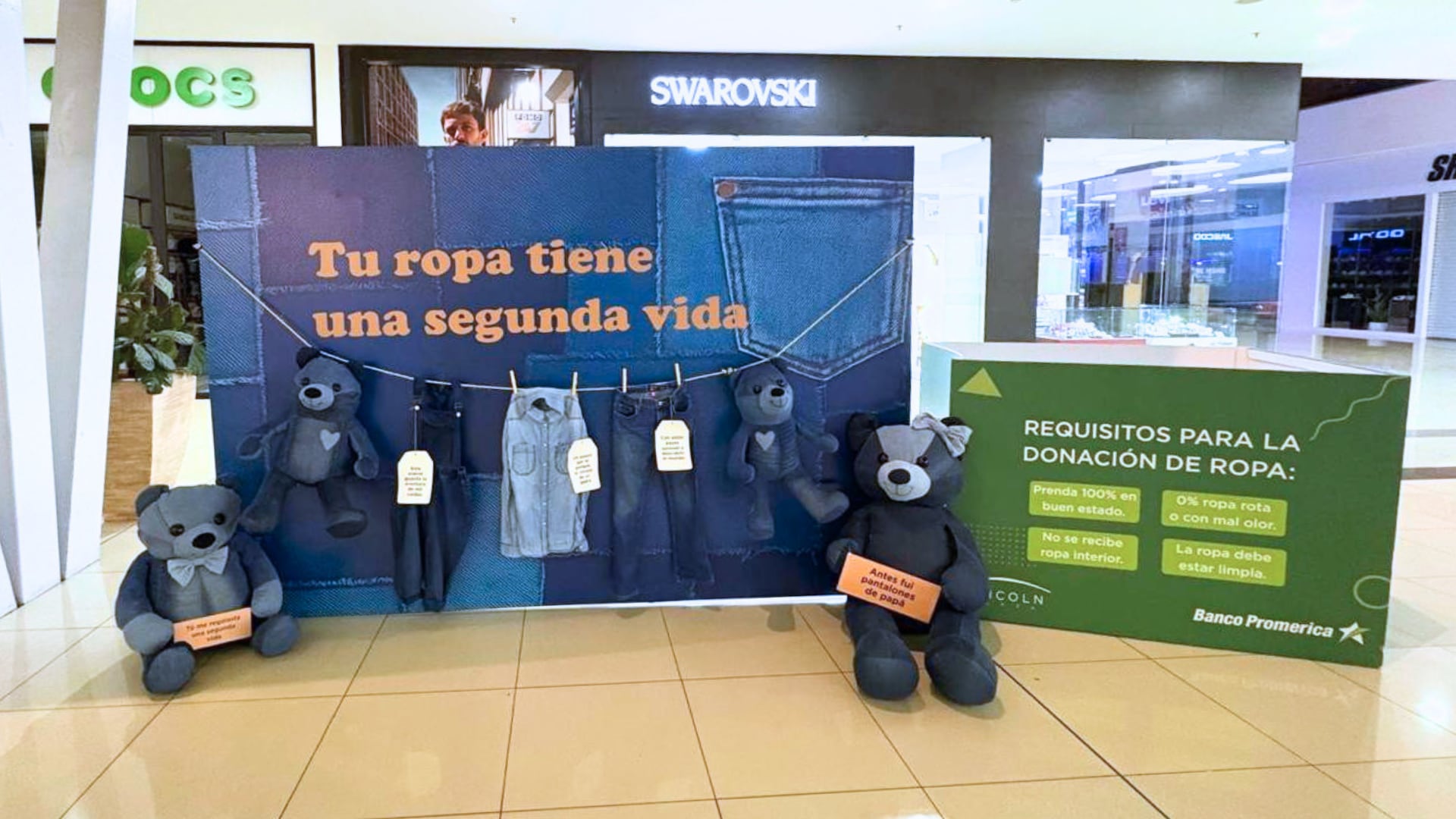 Lincoln Plaza y la Municipalidad de Moravia impulsan una campaña solidaria para reutilizar ropa y apoyar a familias del cantón.