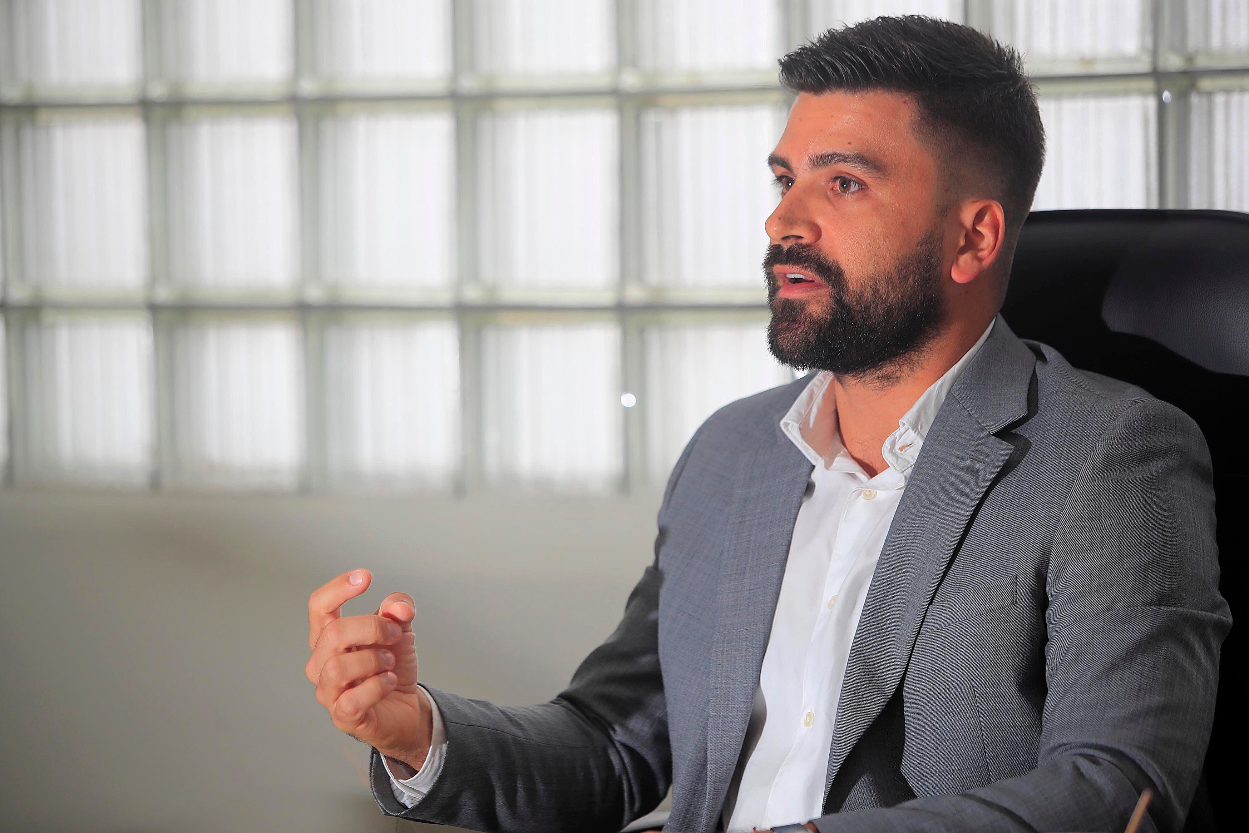 12/10/2023 San José. Álvaro Bermúdez Peña, presidente ejecutivo del Instituto Costarricense de Ferrocarriles (Incofer).