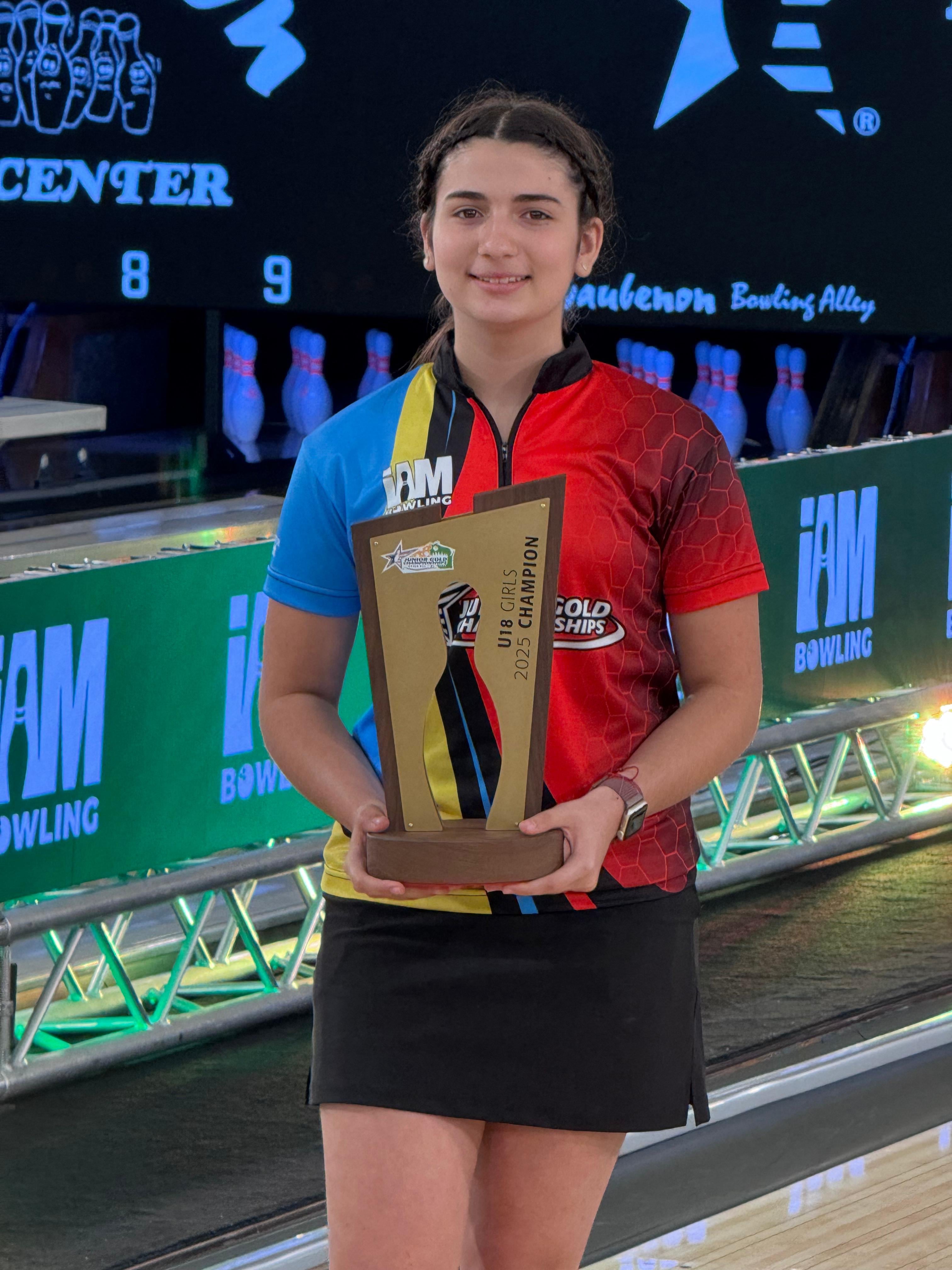 Elena Weinstok
Bolichista
Costa Rica
Junior Gold Championships 2025
Campeona
23 de julio del 2025
Cortesía