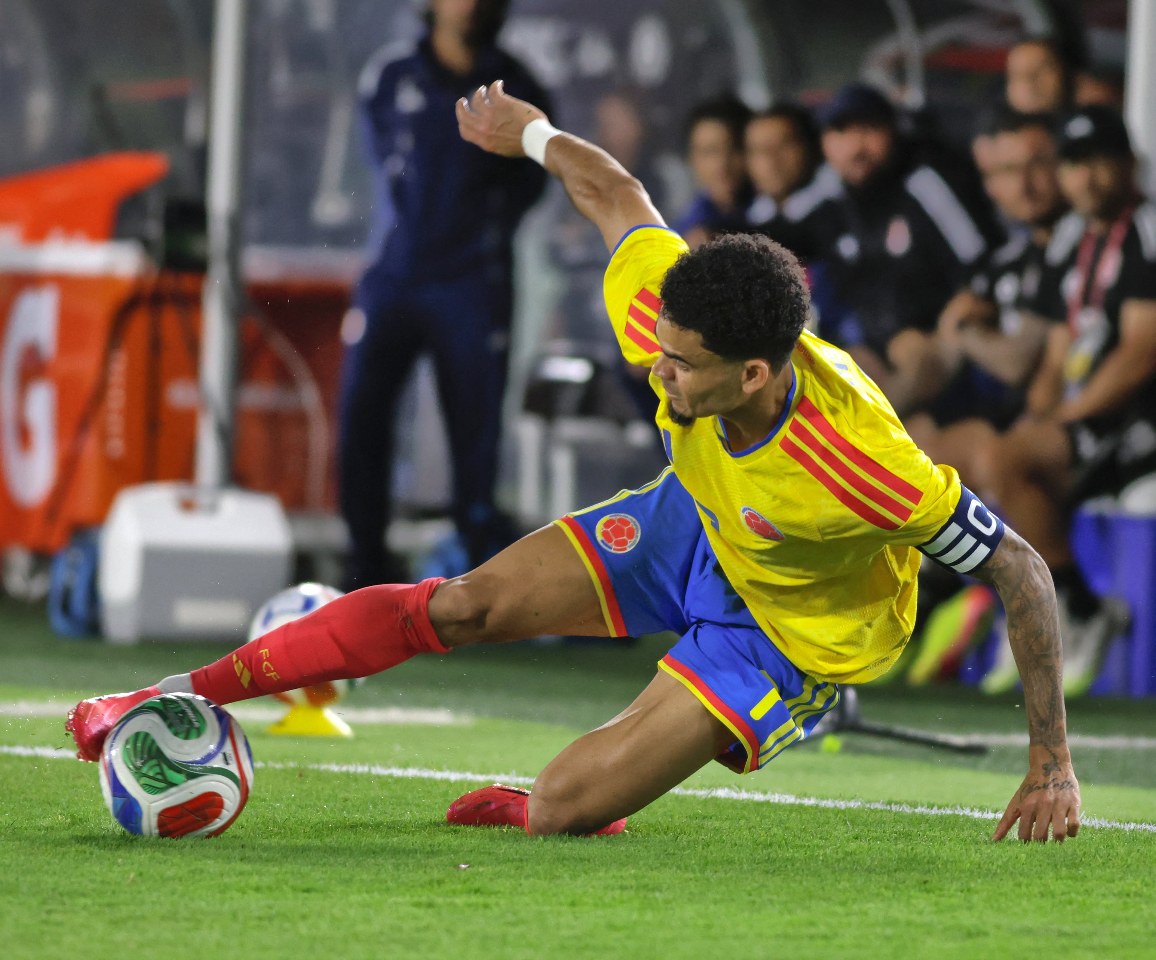 Luis Díaz es la figura de Colombia. Aquí en el amistoso ante Costa Rica del pasado 1.° de junio de cara al Mundial 2026.